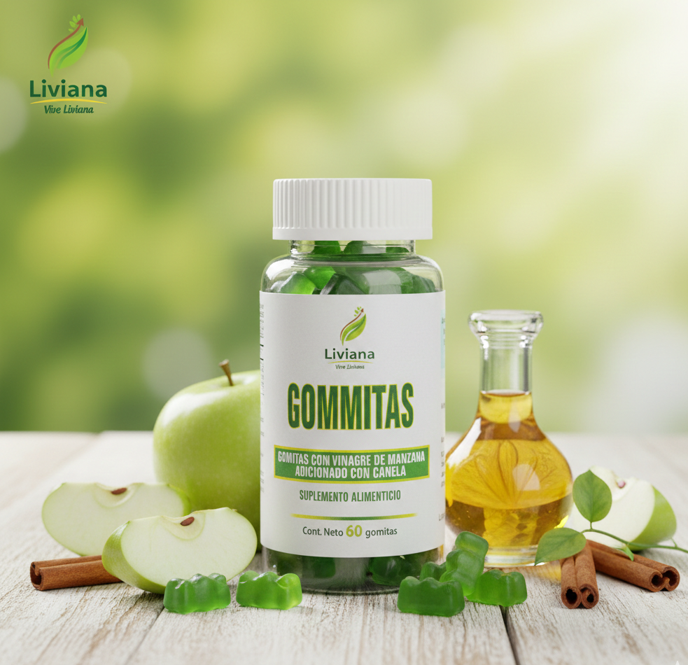 Gomitas de Vinagre de Manzana con Canela Liviana
