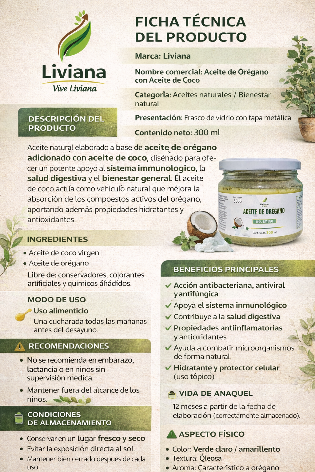acite de oregano con aceite de coco para desparacitar de forma natural