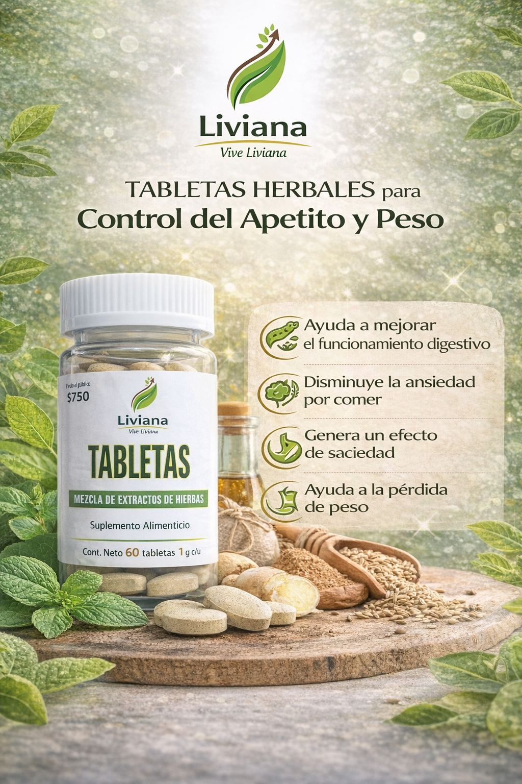 Liviana Tabletas Naturales