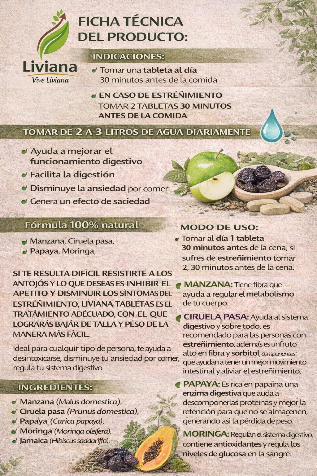 tabletas cien por ciento naturales para bajar de peso y quitar el apetito